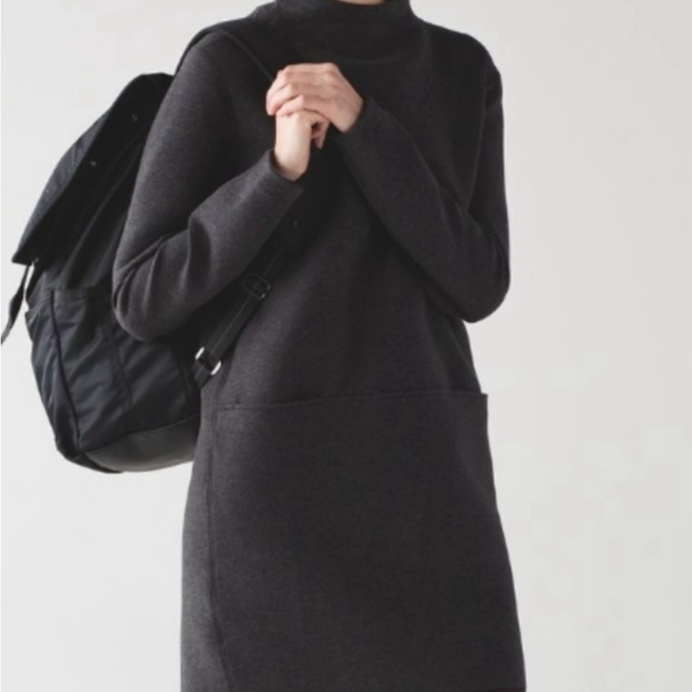 Lululemon Athletica Dark Gray sweater dress